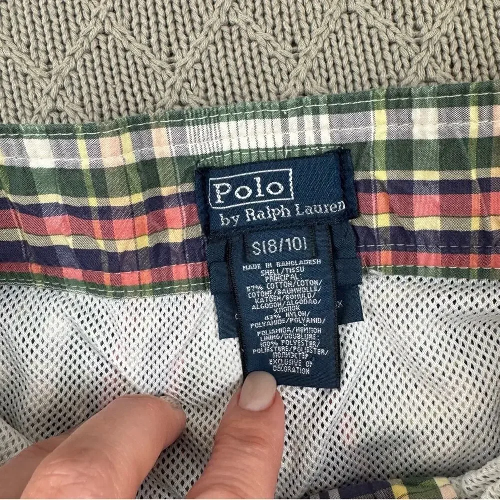 Ralph Lauren Plaid Swim Trunks - Multicolor ~ 8/10